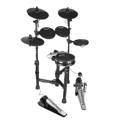 Carlsbro-CSD130M-mesh-snare-electronic-drum-set-left-side