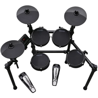 Carlsbro-CSD25M-mesh-electronic-drum-kit-overhead-Lo