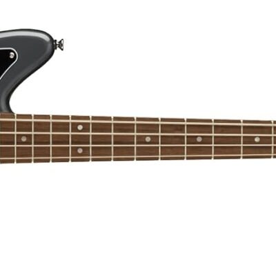 Squier Affinity Jaguar Bass – Charcoal Frost Metallic
