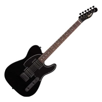 Fender Squier Affinity Telecaster HH Electric Guitar with Matching Headstock - Metallic Black