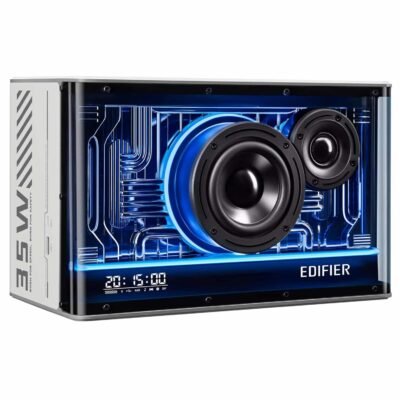 Edifier QD35 Tabletop Bluetooth Speaker white with GaN Charger