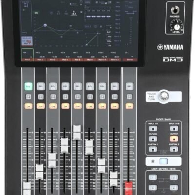 YAMAHA DM3 Standard 22 Channel USB Digital Mixing Console, Black