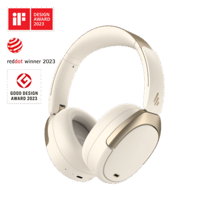 Edifier WH950NB  Wireless Noise Cancellation Over-Ear Headphones - Ivory