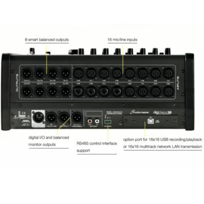 Studio Master Digitrack 18 18CH Extensible Digital Console- suhavi mart