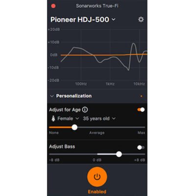 Sonarworks True-Fi Desktop App Headphone Correction Software