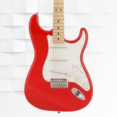 Fender Hybrid II Stratocaster Maple Fingerboard Electric Guitar 5661102316 - Modena Red (7)
