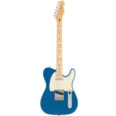 Fender Japanese Hybrid II Telecaster Maple Fingerboard SS Electric Guitar with Gig Bag Forest Bl (1)