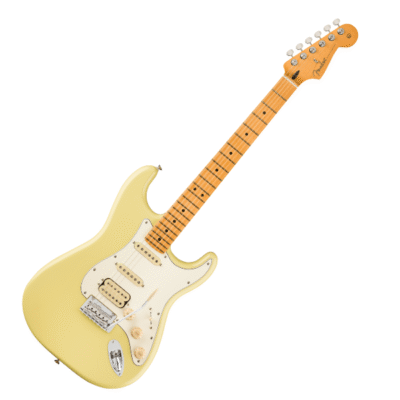 Fender Player II Stratocaster® HSS Maple Fingerboard, Hialeah Yellow (3)
