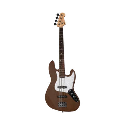 NEWEN NEW-JB Jazz Band 4-String Electric Bass Guitar - Dark Wood