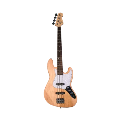 NEWEN NEW-JB Jazz Band 4-String Electric Bass Guitar - Natural Wood