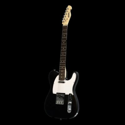 NEWEN - Telecaster Style Electric Guitar Solid White Oak Wood, Black