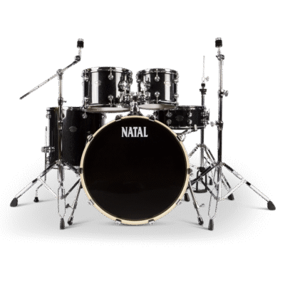 Natal KAR-UF22-BLS Arcadia Series US Fusion 5-Piece Shell Pack Acoustic Drum Kit with Hardware & Stands (1)