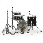 Natal KARB-TJ-BLS Arcadia Birch Series Traditional Jazz TJ 4 Piece Shell Pack Acoustic Drum Kit Without Hardware & Cymbals - Black Sparkl (5)