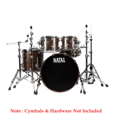 Natal KTW-T20-VN1 Cafe Racer Series T20 3 Piece Shell Pack Acoustic Drum Kit - Veneer