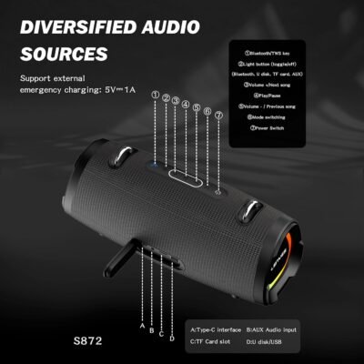 Lenyes S872 160 W Wireless Speaker6