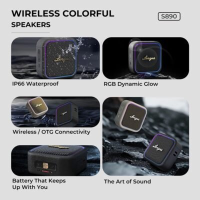 Lenyes S890 15 W Wireless Speaker5
