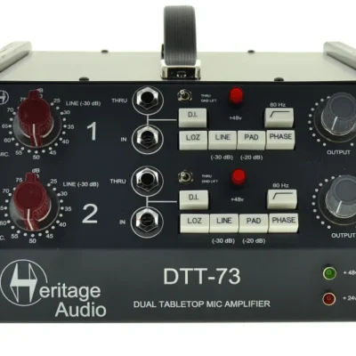 Heritage Audio DTT-73 2-channel Desktop Microphone Preamp (1)
