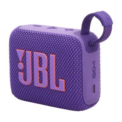 JBL Go 4 Wireless Ultra-Portable Bluetooth Speaker (Purple)