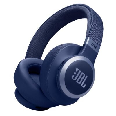 JBL Live 770NC Wireless ANC Headphones, 65H Battery (Blue)