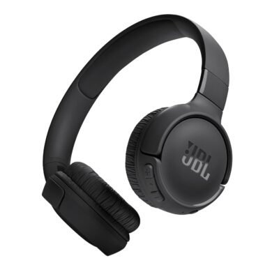 JBL Tune 520BT Wireless On-Ear Headphones with Mic (Black)
