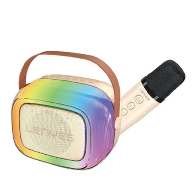 Lenyes S228 20Watt Wireless Bluetooth Speaker with Wireless Karaoke Mic (3)