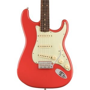 Fender American Vintage II 1961 Stratocaster Electric Guitar With Case 0110250840 - Fiesta Red