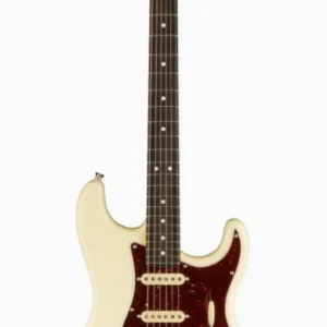 0113910705.webp Fender 0113910705 AM Pro II Strat HSS Olympic White Electric Guitar