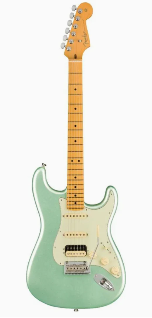 Fender Electric Guitar AM Pro II Strat HSS Maple Mystic Surf Green 113912718