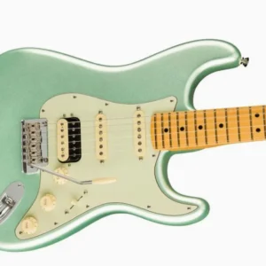 0113912718-3.webp Fender 0113912718 AM Pro II Strat HSS Maple Mystic Surf Green Electric Guitar