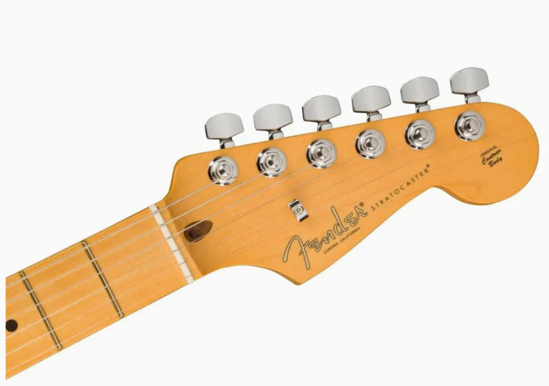 0113912718-4.webp Fender 0113912718 AM Pro II Strat HSS Maple Mystic Surf Green Electric Guitar