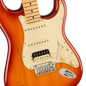 Fender American Professional II Stratocaster HSS Maple Fingerboard Electric Guitar With Case - Sienna Sunburst