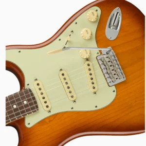 0114910342-2.webp Fender 0114910342 AM Performer Strat Honey Burst Electric Guitar