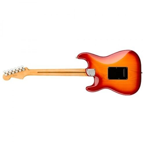 Fender American Ultra Luxe Stratocaster Maple Fingerboard Electric Guitar With Case - Plasma Red Burst, 0118062773