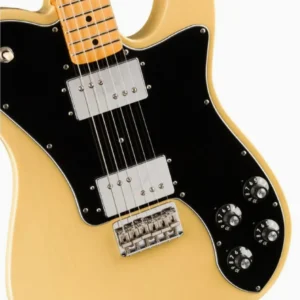 0149812307-2.webp Fender 0149812307 Vintera 70s Tele Deluxe Maple Vintage Blonde Electric Guitar