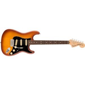 0171030742-2.jpg Fender Limited Edition American Performer Timber Stratocaster Electric Guitar 0171030742 - Honey Burst