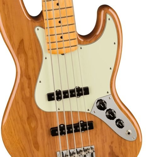 0193992763.jpg Fender American Pro II Jazz Bass V, Roasted Pine Finish 0193992763