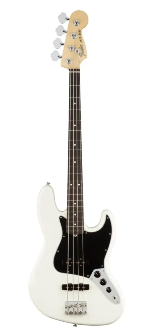 0198610380-1.webp Fender 0198610380 American Performer Jazz Bass Arctic White Bass Guitar