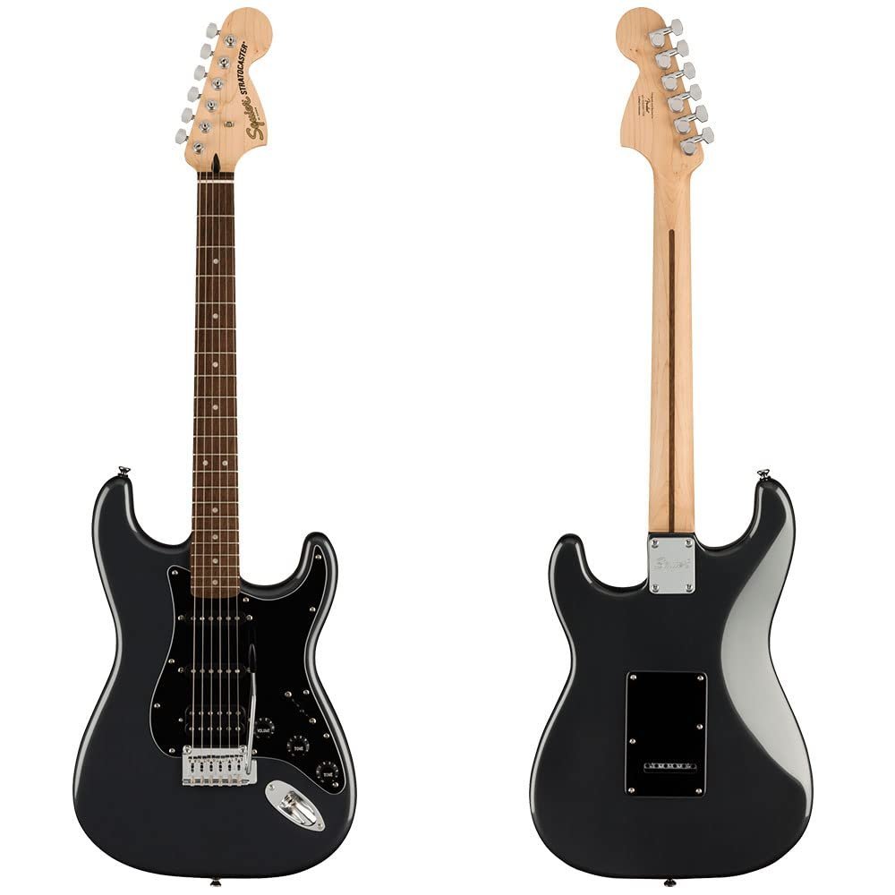 Fender Squier Affinity Strat HSS Pack Charcoal Frost Metallic 0372821469