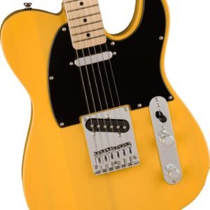 Fender Squier Sonic Telecaster Electric Guitar, Butterscotch Blonde, Maple Fingerboard 0373453550