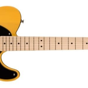 Fender Squier Sonic Telecaster Electric Guitar, Butterscotch Blonde, Maple Fingerboard 0373453550