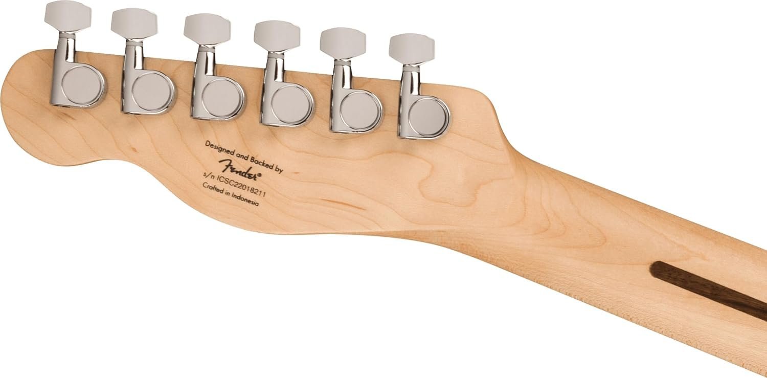 Fender Squier Sonic Telecaster Electric Guitar, Butterscotch Blonde, Maple Fingerboard 0373453550