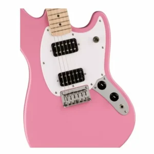 0373702555-3-1.webp Fender 0373702555 Squier Sonic Mustang HH Electric Guitar - Flash Pink