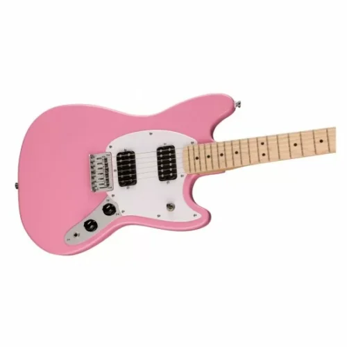 0373702555-4.webp Fender 0373702555 Squier Sonic Mustang HH Electric Guitar - Flash Pink