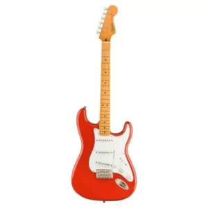 0374005540.webp Fender 0374005540 Electric Squire Classic Vibe 50's Stratocaster Guitar - Fiesta Red