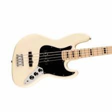 Fender 0378703505 Affinity Series Jazz Bass, Maple Fingerboard - Olympic White