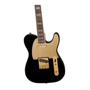 Fender 0379400506 (Squier 40th Anniversary Gold Edition Telecaster Electric Guitar, Black)