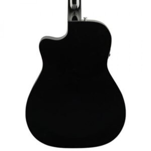 Fender CC-60SCE Concert Walnut Fingerboard Acoustic-Electric Guitar - Black 0970153006