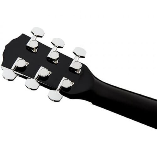 Fender CC-60SCE Concert Walnut Fingerboard Acoustic-Electric Guitar - Black 0970153006