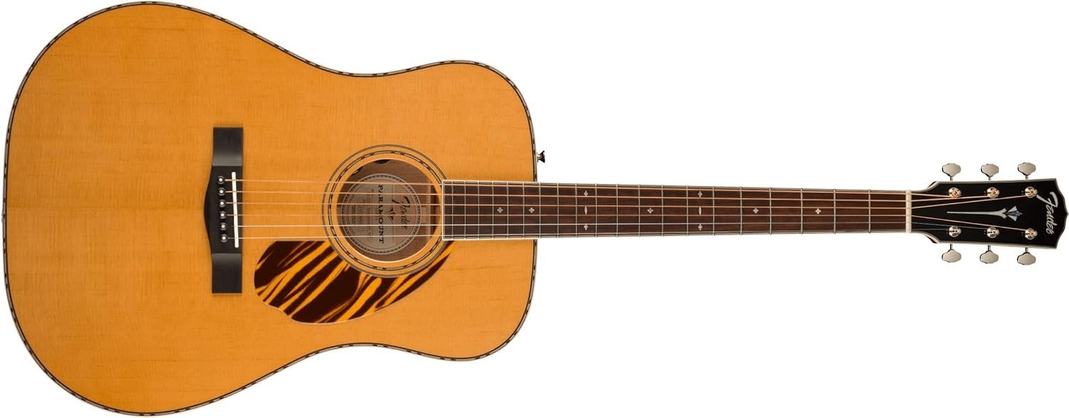 Fender PD-220E Dreadnought Acoustic Guitar, Natural 0970310321