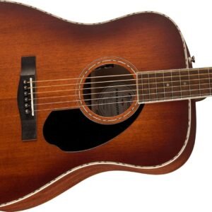 Fender PD-220E Dreadnought Acoustic Guitar, Aged Cognac Burst 0970310337